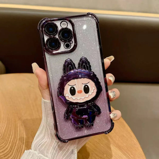 BUY 1 GET 1 FREE - offer ends TODAY! Labubu Mirror iPhone Case with Stand